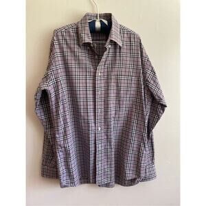 BURBERRY  men’s long sleeve lavender shirt size L